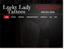 Tablet Screenshot of luckyladytattoosky.com